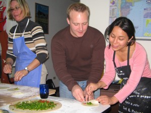 Cooking class at Ecela's Spanish language school in Buenos Aires