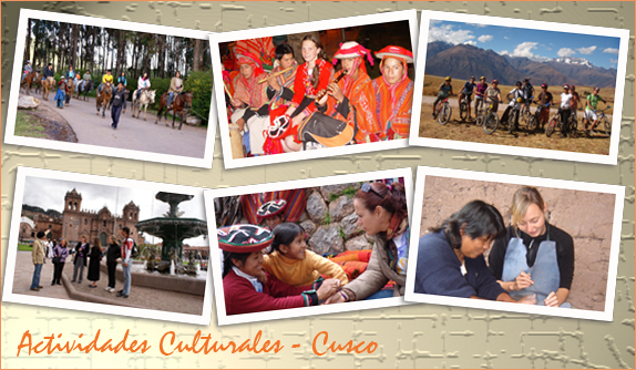 photos of cultural activities to supplement the Spanish classes in Cusco, Peru