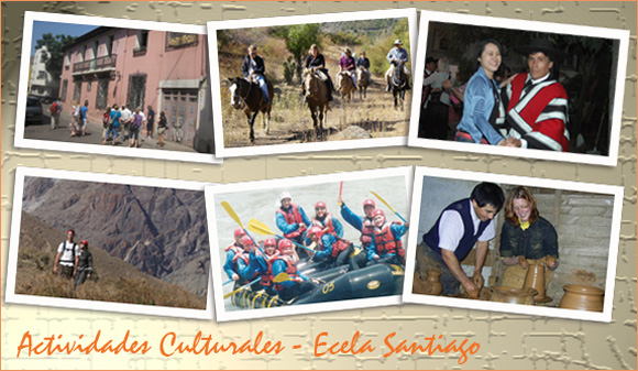 photos of cultural activities to supplement the Spanish classes in Santiago