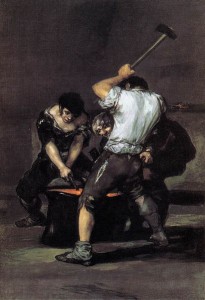 The Forge by Goya