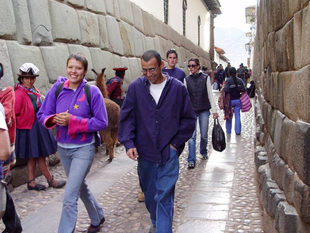 Many of Cusco's streets were built on top of Incan passageways.